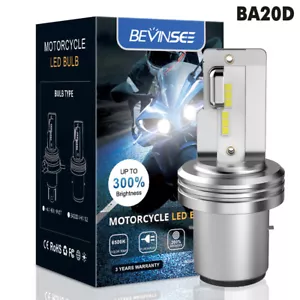 1X BA20D S2 Ampoules LED de Phares pour Honda CBR 125 ANF 125 Innova 2004-2006 - Photo 1/11