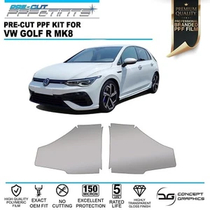 Rear Arch Stone Chip Guard Paint Protection Film PPF For Volkswagen Golf MK8 - Picture 1 of 3