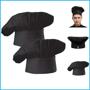 Unisex Adjustable Chef Caps - Pack of 2 for Restaurants and Culinary Schools - Picture 1 of 7