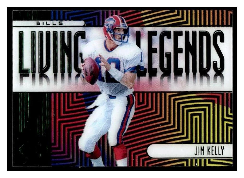2019 Panini Illusions #LL-JK Jim Kelly Living Legends Green #/149 - Image 1 of 2