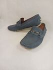 Winthrop Men?S Slip-On Blue Leather Size 9M Made In Brazil Nice!!