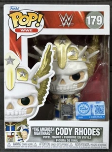 FUNKO POP: WWE: WRESTLE MANIA - CODY RHODES (MASKED) MT #179-FREE DELIVERY - Picture 1 of 6