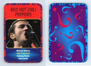 John Frusciante Red Hot Chili Peppers Pop Happy Families 2006 MusicGames Card