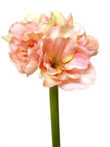 (01512) ARTIFICIAL FLOR INDIVIDUAL AMARILIS AMARYLLIS AMARILYS HIPPEASTRUM ROSA - Picture 1 of 1