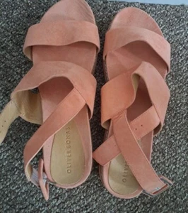 Oliver Bonas Sandals Used Spring/Summer Size 6 - Picture 1 of 2