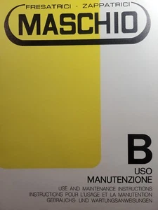 Attrezzo motozappa rotante Maschio Trattore agricolo tipo B 3 punti proprietario e manuale ricambi - Foto 1 di 2