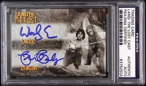 Tarjeta coleccionable 1974-77 Land of the Lost Eure/Paley firmada LE (PSA/DNA en losa) - Imagen 1 de 2