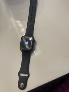 Apple Watch Series 6 44 mm Blue Aluminum Case W/ Band  And additional Black Band