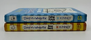 Lot of 2 Diary of a Wimpy Kid Hardcover Books 4 and 6 Written by Jeff Kinney - Picture 1 of 6