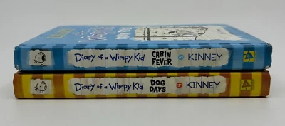 Lot of 2 Diary of a Wimpy Kid Hardcover Books 4 and 6 Written by Jeff Kinney - Image 1 of 4