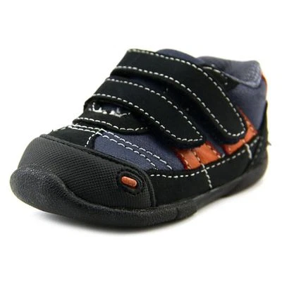 Boys Dark Navy Flexible Non-Tie  Shoes  Little Boys Size 6 1/2 Wide - Image 1 of 4