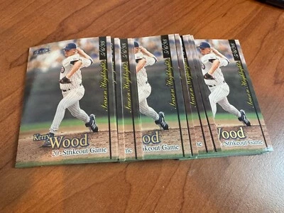 (50) 1998 Fleer Tradition Update KERRY WOOD 20 Strikeout Game Highlight Card U5 - Image 1 of 3