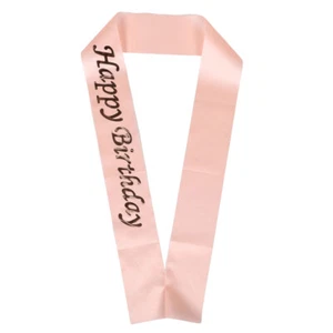 Etikettengürtel Zum Geburtstag Alles Haarband Ist Meine Geburtstagsschärpe - Bild 1 von 12