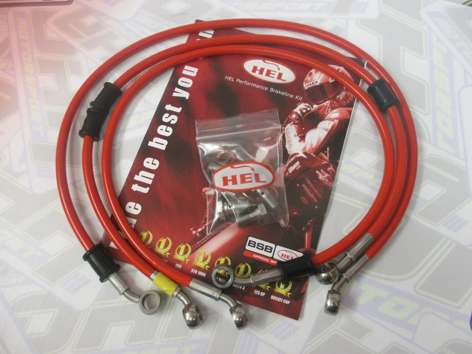 Kit de línea de freno delantero y trasero de acero inoxidable HEL para Yamaha YZF R6 2006-2016 NUEVA CARRERA Foto 1 de 1