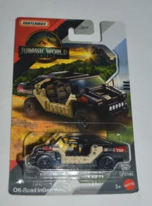 MATCHBOX 2025 JURASSIC WORLD REBIRTH - OFF-ROAD  INGEN VEHICLE BLACK AND TAN - Picture 1 of 4