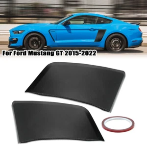 New Rear Fender Penal Flare Side Scoops Vents For Ford Mustang GT Style 2015-22 - Picture 1 of 12