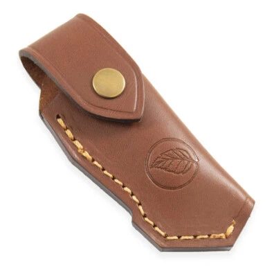 Casstrom Lars Fält Folding Knife Pouch Cognac Sturdy Elegant European Leather - Image 1 of 4