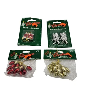 1996 The Christmas Tree Collection Mini Baumschmuck Weihnachtsmann Schleifen Lichter - Bild 1 von 6