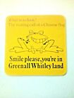 Vintage  GREENALL WHITLEY  /  LOCAL BITTER   -  Cat No'394  Beermat / Coaster