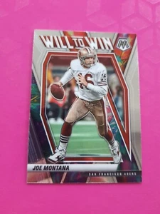 2021 Panini Mosaic Will To Win WW-16 Joe Montana- San Francisco 49ers - Bild 1 von 2