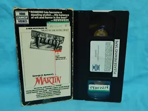 Martin (VHS, 1977) George A. Romero ~ Tom Savini ~ Horror Cult HBO Cannon Video - Imagen 1 de 5