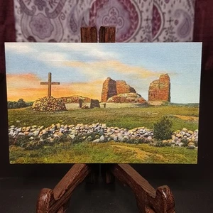Postkarte Die Pecos Mission Ruinen auf dem Sante Fe Trail, New Mexico unbesendet - Bild 1 von 6