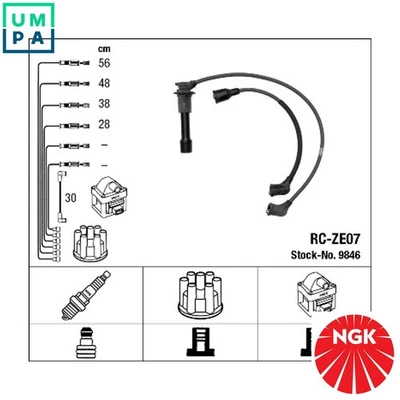 IGNITION CABLE KIT 9846 FOR MAZDA FAMILIA/III/MK/V/Hatchback ETUDE/ASTINA 323 - Image 1 of 4