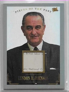 2023 The Bar Pieces of Past Historical Premium Edition Lyndon B Johnson #135 - Bild 1 von 2