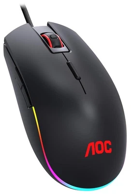 AOC GM500 Gaming Mouse - 5,000 DPI - Omron switches - adjustable RGB effects - Image 1 of 4