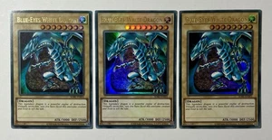 (x3 Set) Blue-Eyes White Dragon SDBE-EN001 (NM) Ultra Rare Unlimited 2020 - Bild 1 von 6