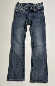 Miss Me Girls Flared Bootcut Embellished Pockets Jeans Size 10 JK5452B2 - Picture 1 of 17