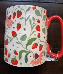 Bella 10 Strawberry Street Ceramic Mug- Strawberries- BRAND NEW - Picture 1 of 5