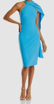 Vestido vaina de cóctel negro Halo para mujer azul Zion talla 2 Foto 1 de 3