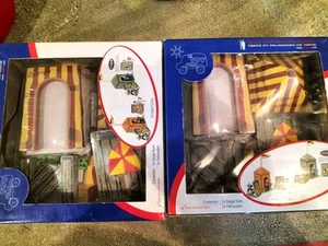 Papo Knights Comparable Le Toy Van Siege Tent Yellow red With Palisades Boxed X2 - Picture 1 of 2