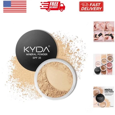 Mineral Powder Foundation, SPF 35, Lightweight Loose Powder Foundation, Skin-... - Image 1 of 4