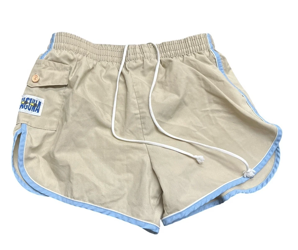 Bañador Laguna vintage años 80’s forrado para hombre talla mediana 32-34 hecho en EE. UU. Foto 1 de 4