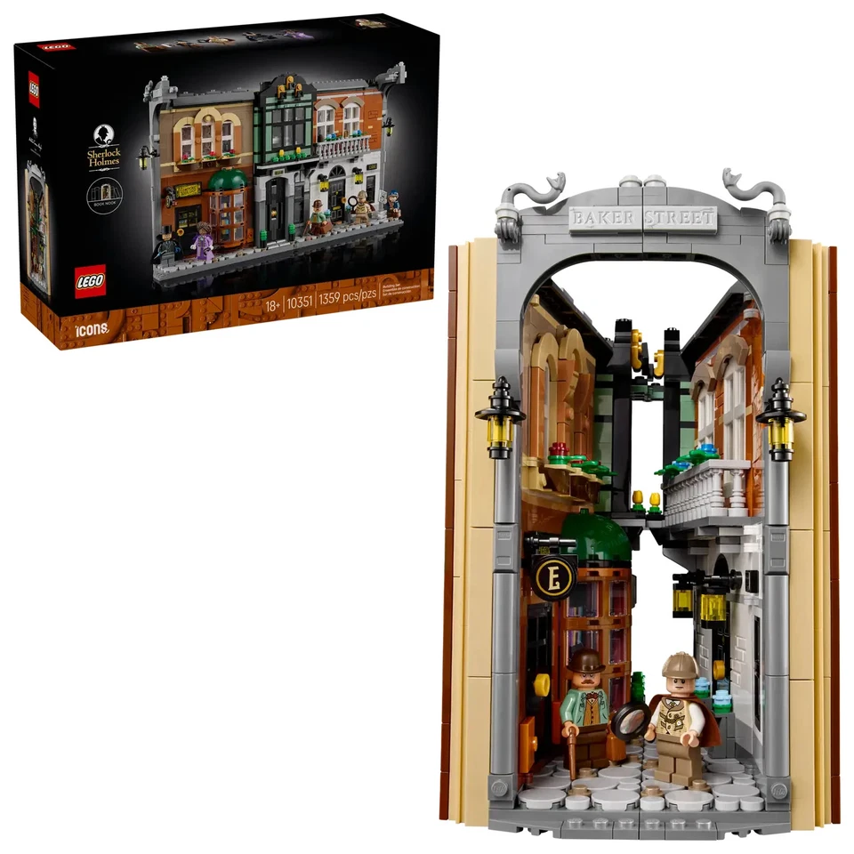 LEGO 10351 Icons Sherlock Holmes Book Nook 1359 Pieces