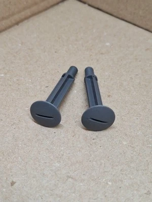 Tornillos para panel de patada Ford Focus 2000-2007 pernos sujetadores gris claro OEM cantidad 2 Foto 1 de 2