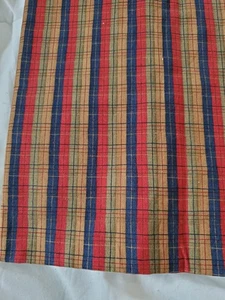 Moda Stripes Fabric Red Navy Sage Ochre Cotton Quilting Crafts 35" Long 44" W - Picture 1 of 3