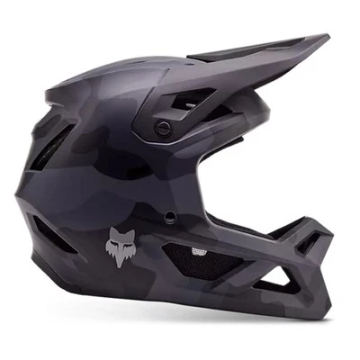 FOX MTB Fullface Casque Rampage Camouflage Enfants Downhill - Vtt Mentonnière Dh - Photo 1/3
