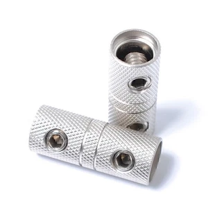 Replacement Car Audio Brass Nickel Plated Wire Coupler Terminal Butt Connector - Picture 1 of 8