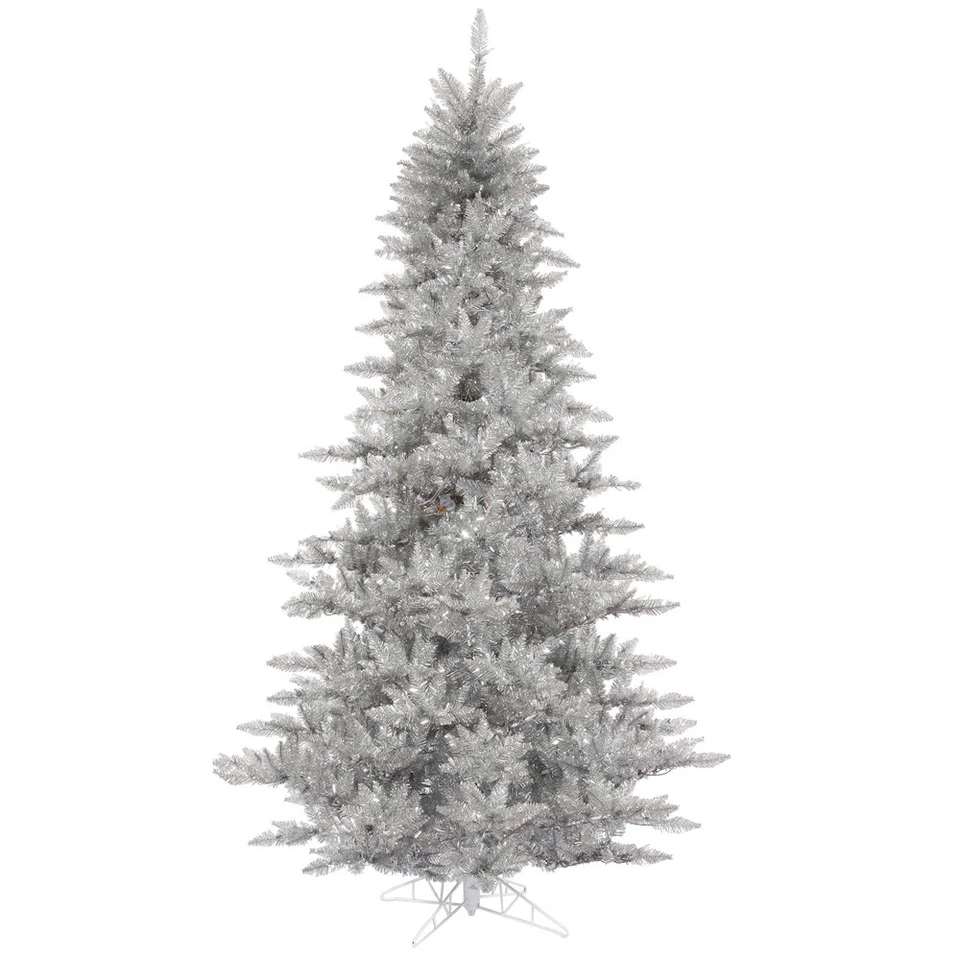 Vickerman 3'x25" Tinsel Silver Fir Tree 234T - K166830 - Image 1 of 1