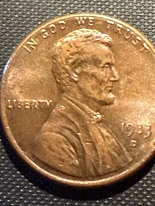 1983 Small D Small Date r him error in god we trust - Picture 1 of 3