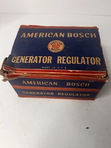 Vintage 1939-1950 AMERICAN BOSCH 6 VOLT GENERATOR REGULATOR RGS-6A-101 NOS - Bild 1 von 10