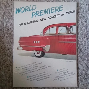 1950 POSTDRUCKANZEIGE 1951 PACKARD URAUFFÜHRUNG - Bild 1 von 10