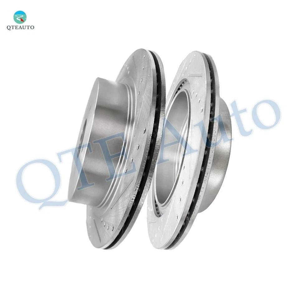 Rotores de freno de disco ranurados perforados traseros de 308 mm para Infiniti M35 2006-2010 Foto 1 de 4