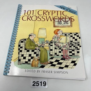 101 Cryptic Crosswords from the New Yorker - Spiral Bound 2001 - Picture 1 of 11