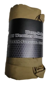 5ive Star Gear Warm-N-Dry Outdoor Blanket Coyote Brown 58" x 80"  Wind/Water - Bild 1 von 5