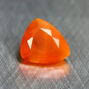 1.11 Cts_Extreme Great Fire_100 % Natural Untreated Mexican Orange Fire Opal - Picture 1 of 3
