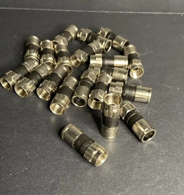PPC EX6 Coaxial Cable RG6 Compression Fittings QTY 20 - Image 1 of 2